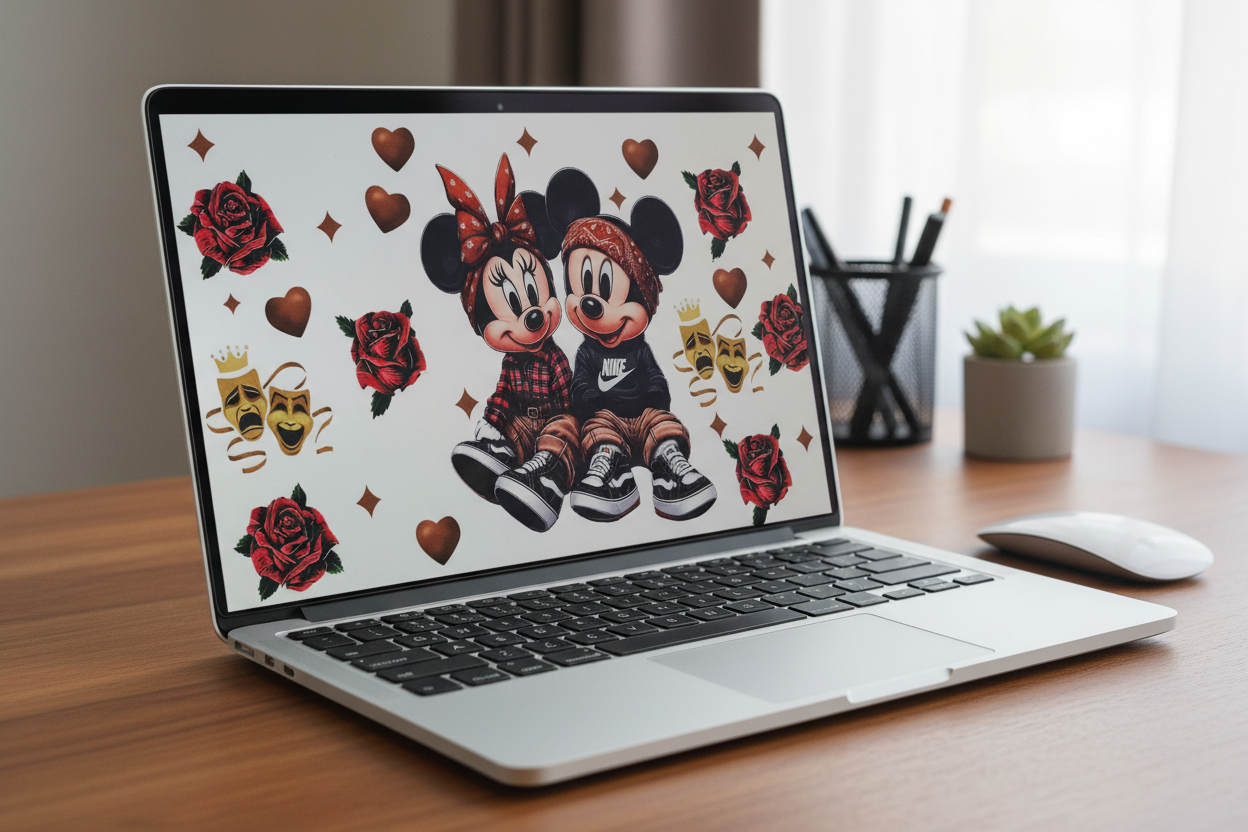 Chicano Mouse - UVDTF Wrap for cups/hard surfaces sticker