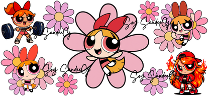 Blossom - UVDTF Wrap for cups/hard surfaces sticker
