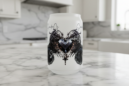Black Gothic Butterfly - UVDTF Wrap for cups/hard surfaces sticker
