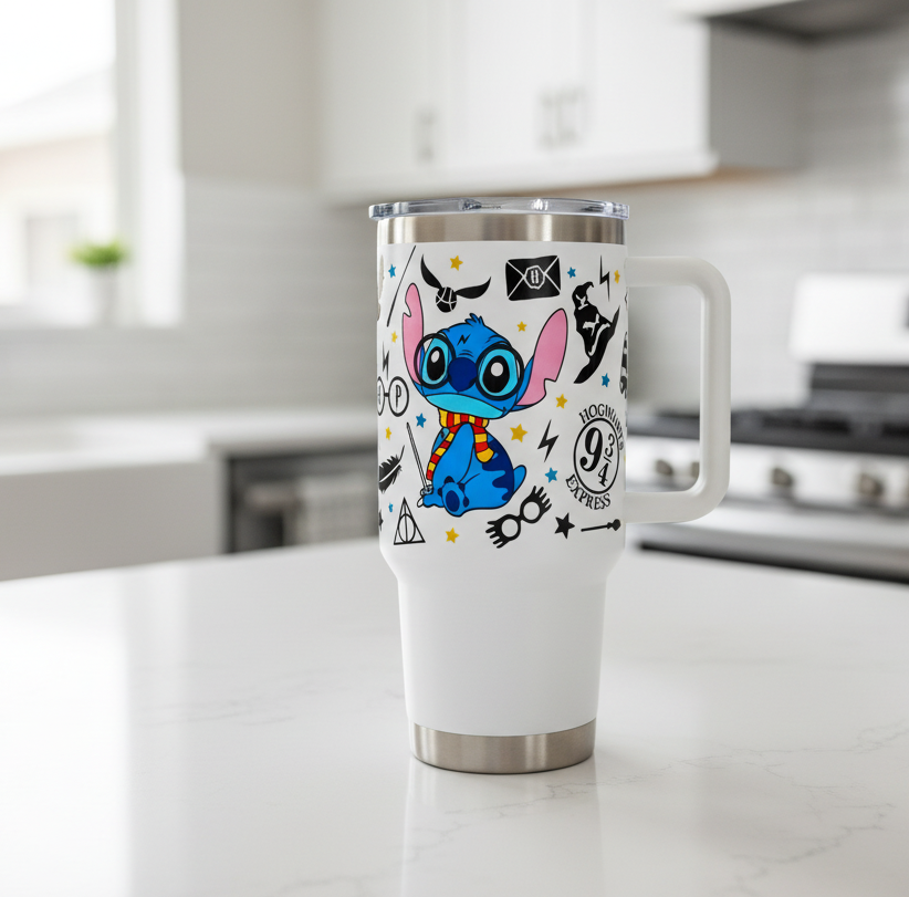 Stitch Harry Potter - UVDTF Wrap for cups/hard surfaces sticker