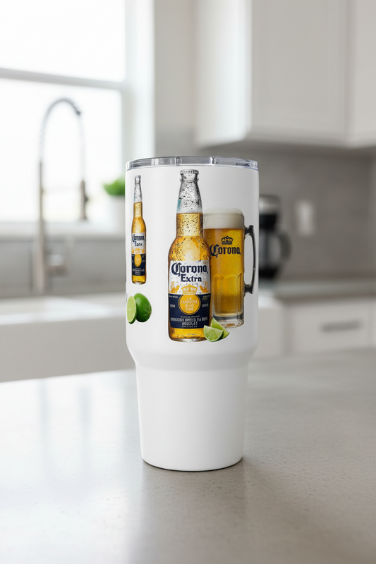 Corona Bottles - UVDTF Wrap for cups/hard surfaces sticker