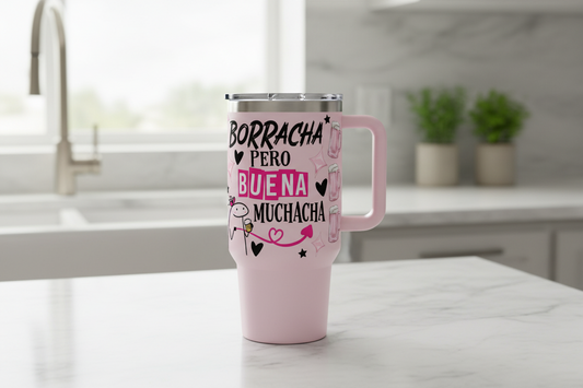 Hasta el Fondo Princesa - UVDTF Wrap for cups/hard surfaces sticker