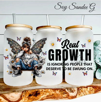 Real Growth - UVDTF Wrap for cups/hard surfaces sticker