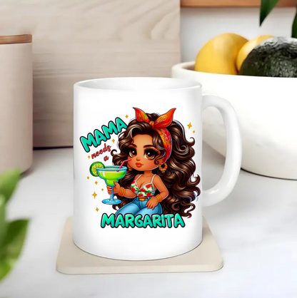 Mama needs a Margarita - UVDTF Decal for cups/hard surfaces