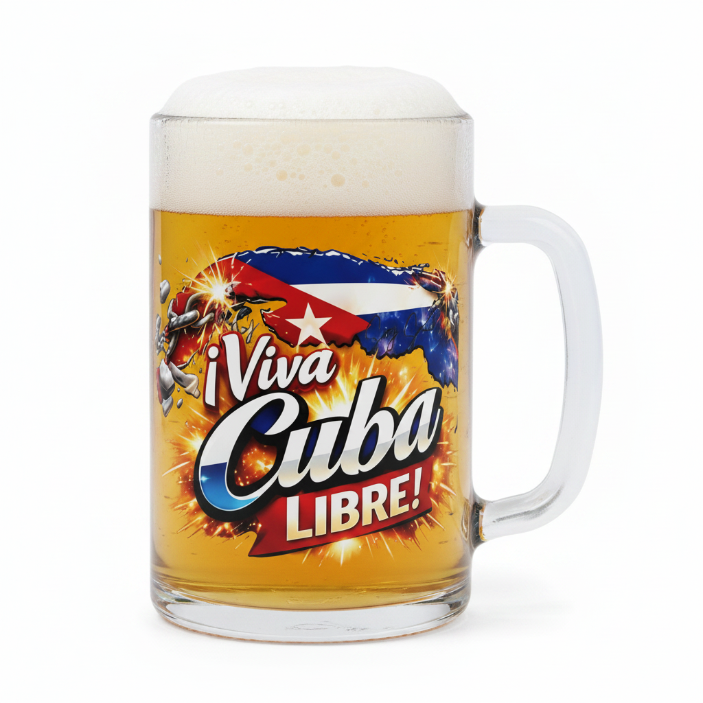 Cuba Libre - UVDTF Wrap for cups/hard surfaces sticker