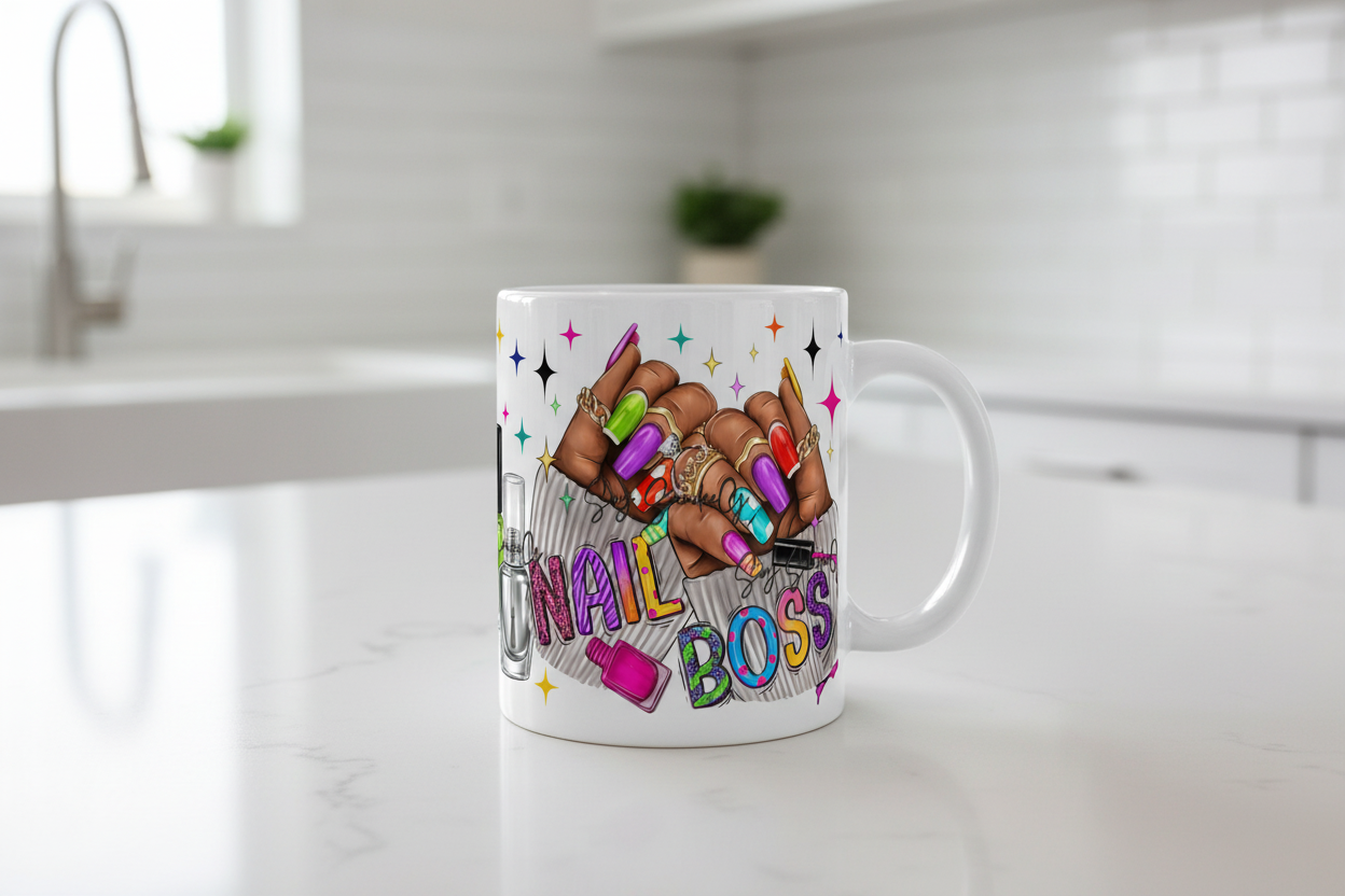 Nail Boss - UVDTF Wrap for cups/hard surfaces sticker