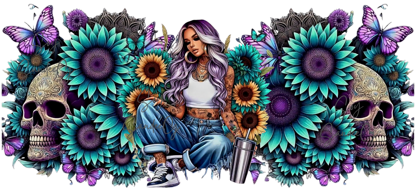 Envoltura roja UVDTF de Spiderman para Starbucks