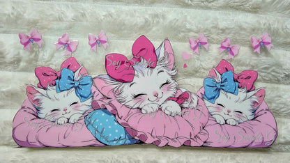 3 Sleeping Cats - UVDTF Wrap for cups/hard surfaces sticker