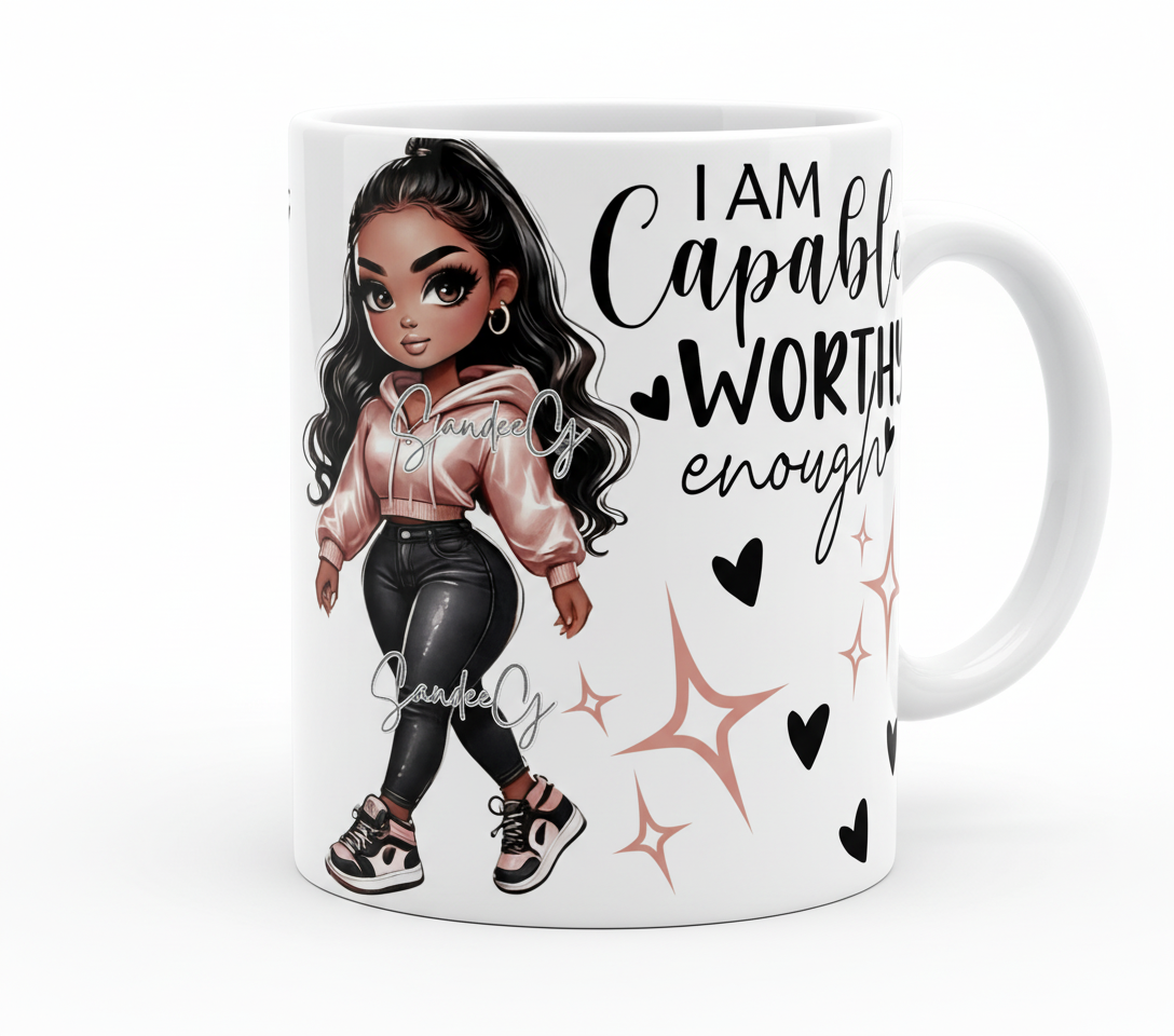 I Am Capable - UVDTF Decal for cups/hard surfaces sticker