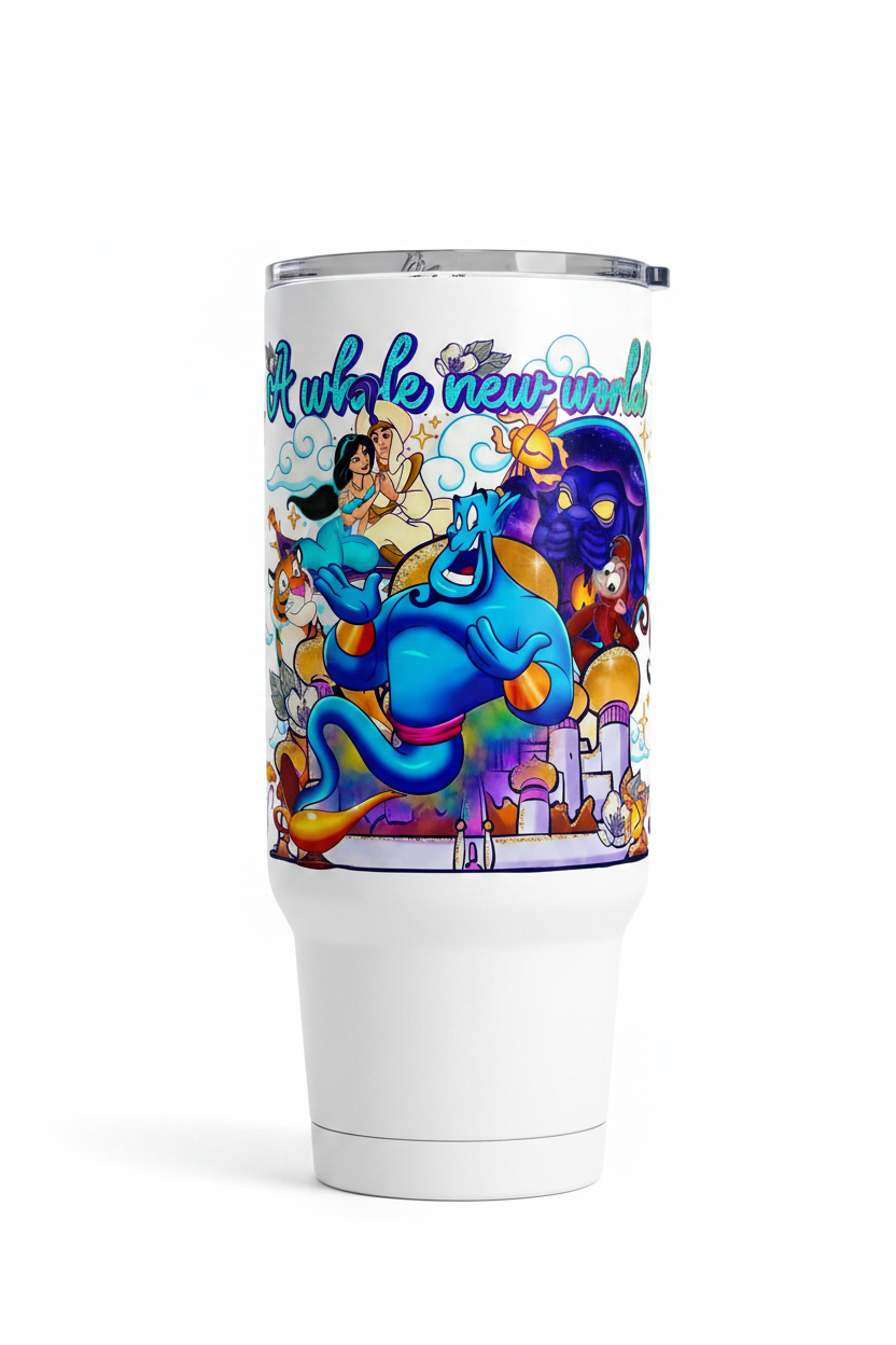 A Whole New World #2 - UVDTF wrap for cups/hard surfaces sticker