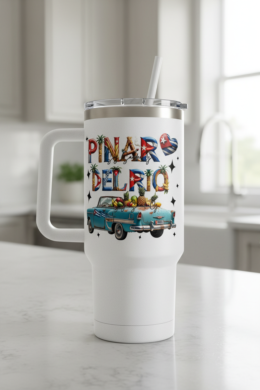 Cuba Pinar del Rio - UVDTF Wrap for cups/hard surfaces sticker