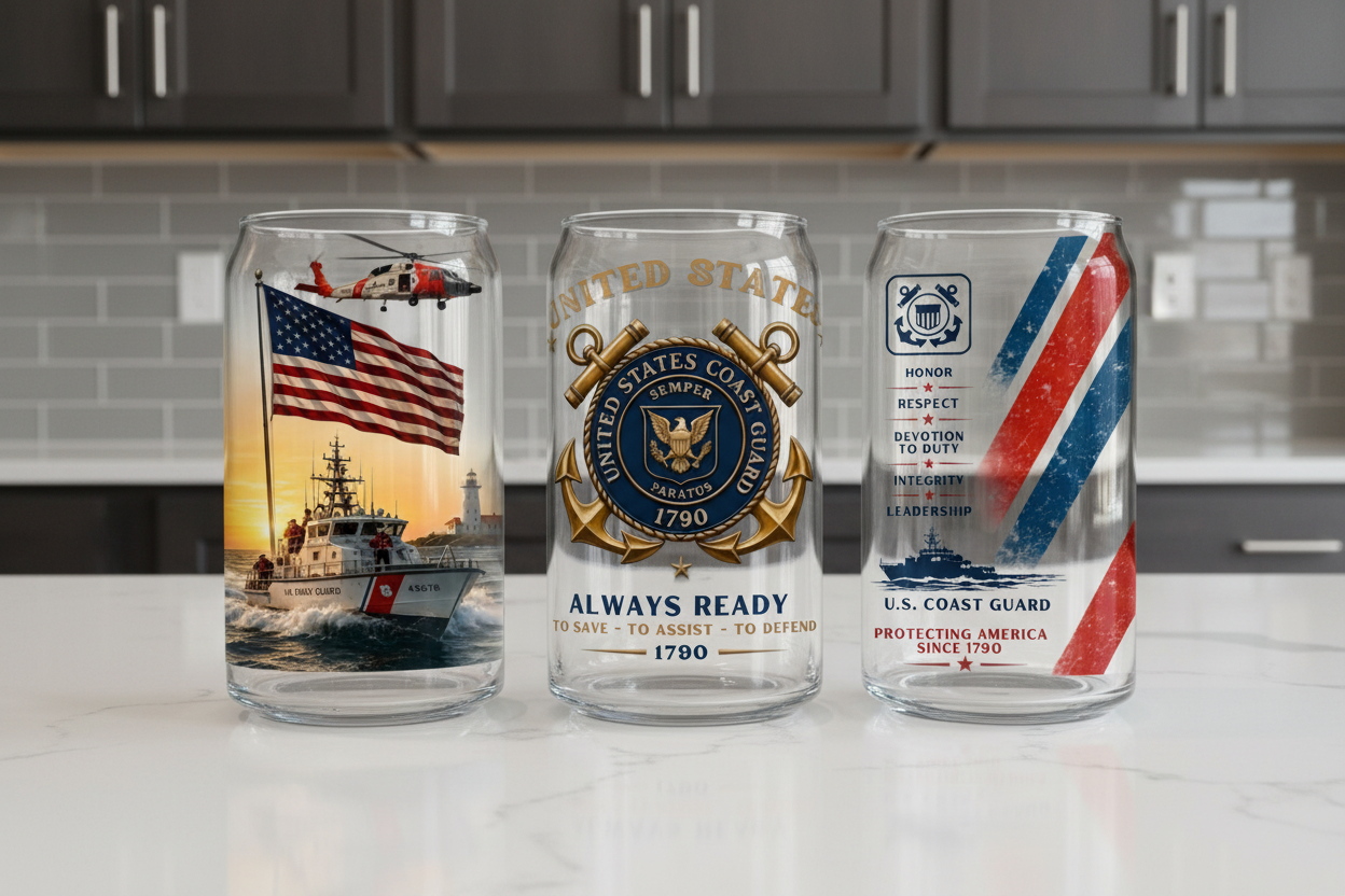 Coast Guard - UVDTF Wrap for cups/hard surfaces sticker
