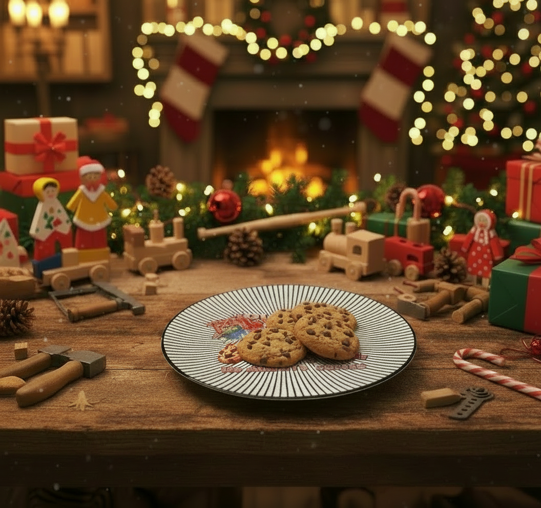 I Put Out For Santa - Dessert Plate