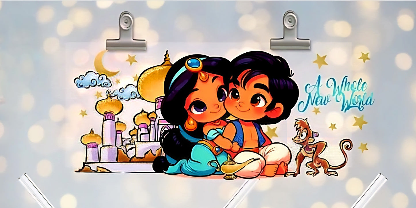 A Whole New World - UVDTF wrap for cups/hard surfaces sticker