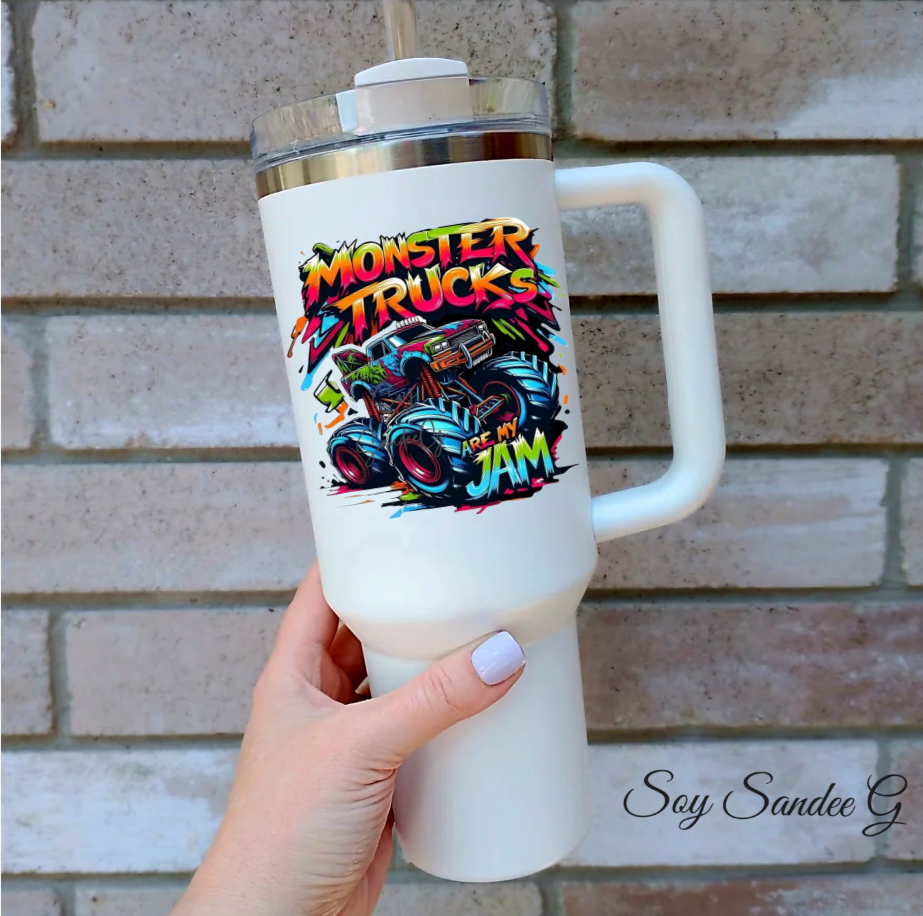 Los Monster Trucks son mi pasión. Envoltura UVDTF - 2