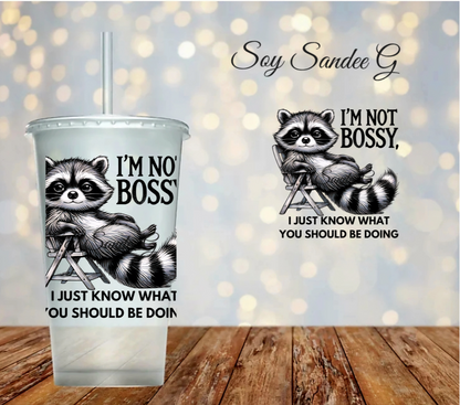 I'm Not Bossy - UVDTF Decal for cups/hard surfaces sticker