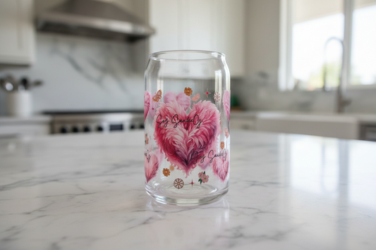 Feathered Hearts - UVDTF Wrap for cups/hard surfaces sticker