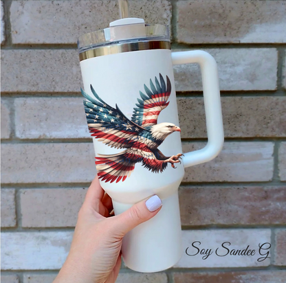 Patriotic Eagle #1 - UVDTF Decal for cups/hard surfaces sticker