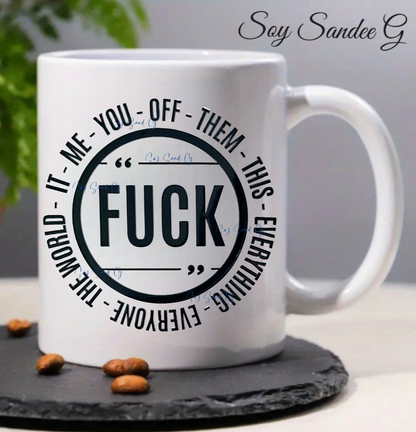 F*ck All of It - UVDTF Decal for cups/hard surfaces sticker