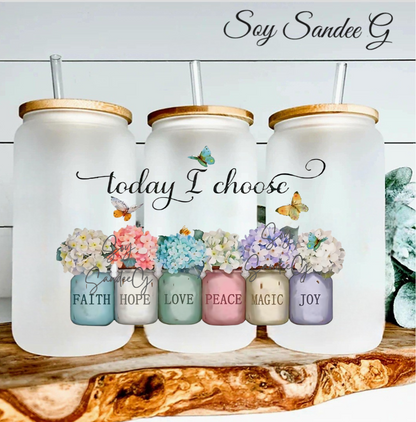 Today I Choose (6 Jars) - UVDTF Decal for cups/hard surfaces sticker