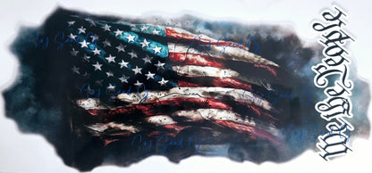 We The People - UVDTF Wrap for cups/hard surfaces sticker