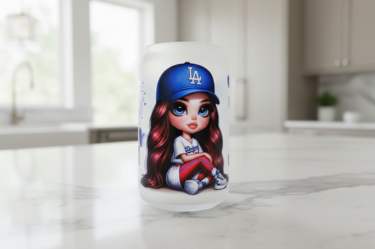 LA Dodgers Baseball Cutie - UVDTF Wrap for cups/hard surfaces sticker