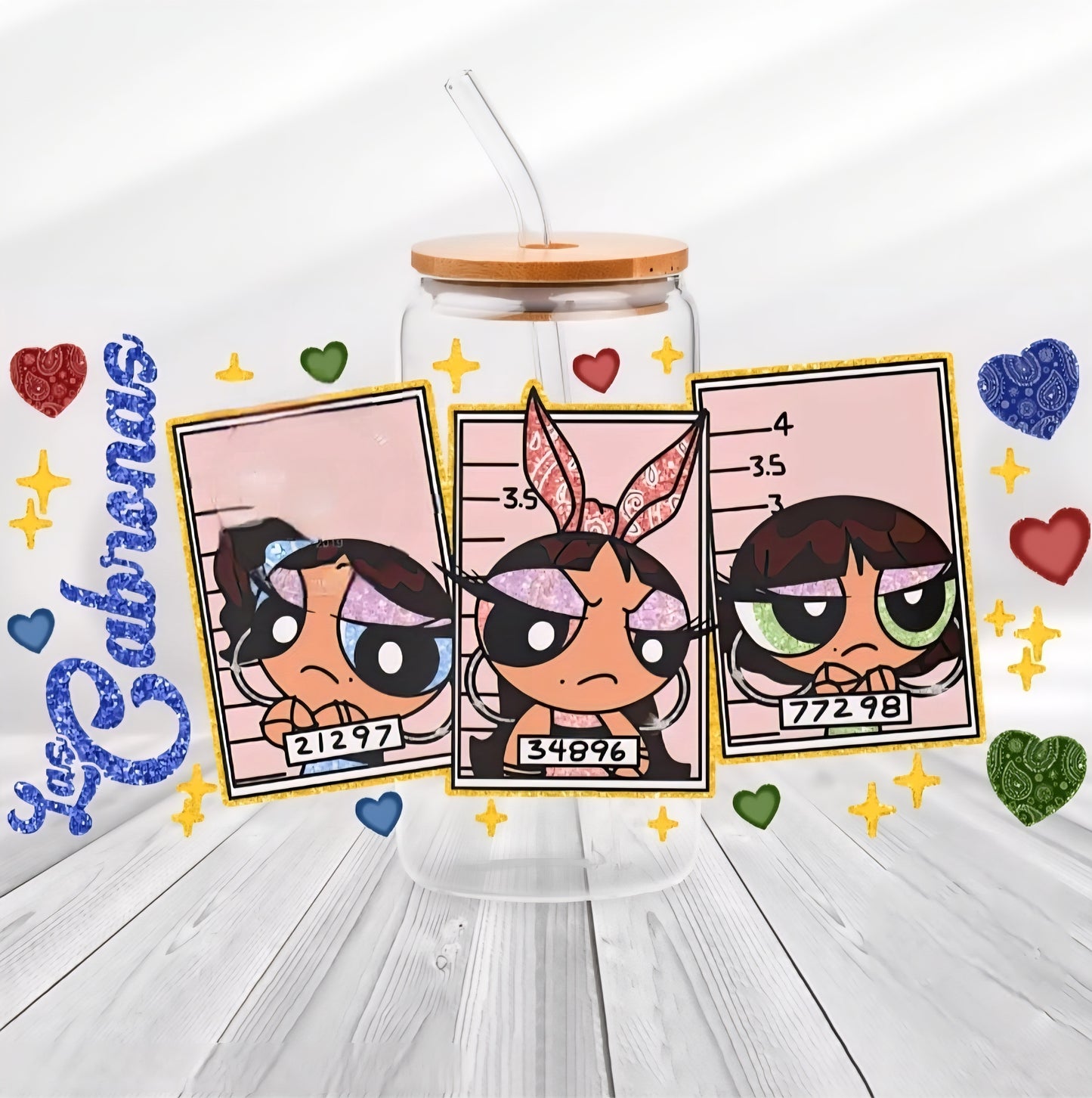 Las Cabronas - UVDTF Wrap for cups/hard surfaces sticker