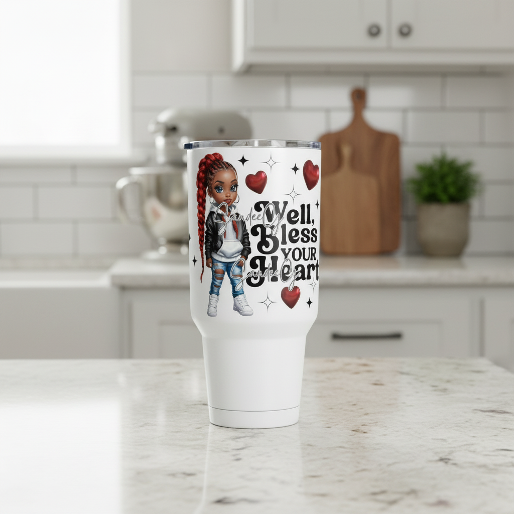 Well Bless Your Heart - UVDTF Decal for cups/hard surfaces sticker