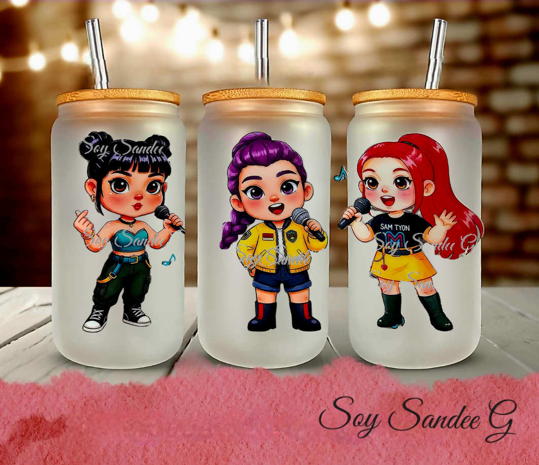 KPop - UVDTF Wrap for cups/hard surfaces sticker