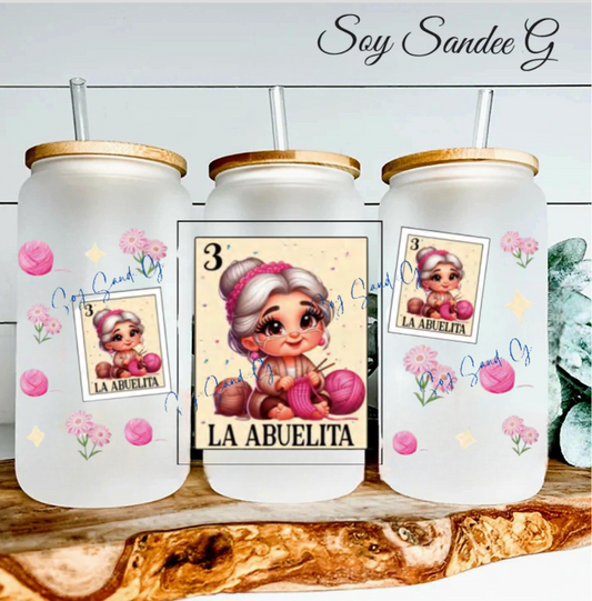 La Abuelita (Grandma) - UVDTF Wrap for cups/hard surfaces sticker