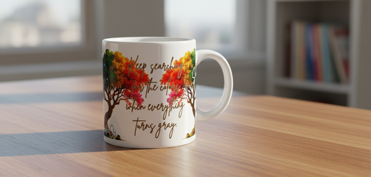Keep Searching Trees - UVDTF Wrap for cups/hard surfaces sticker