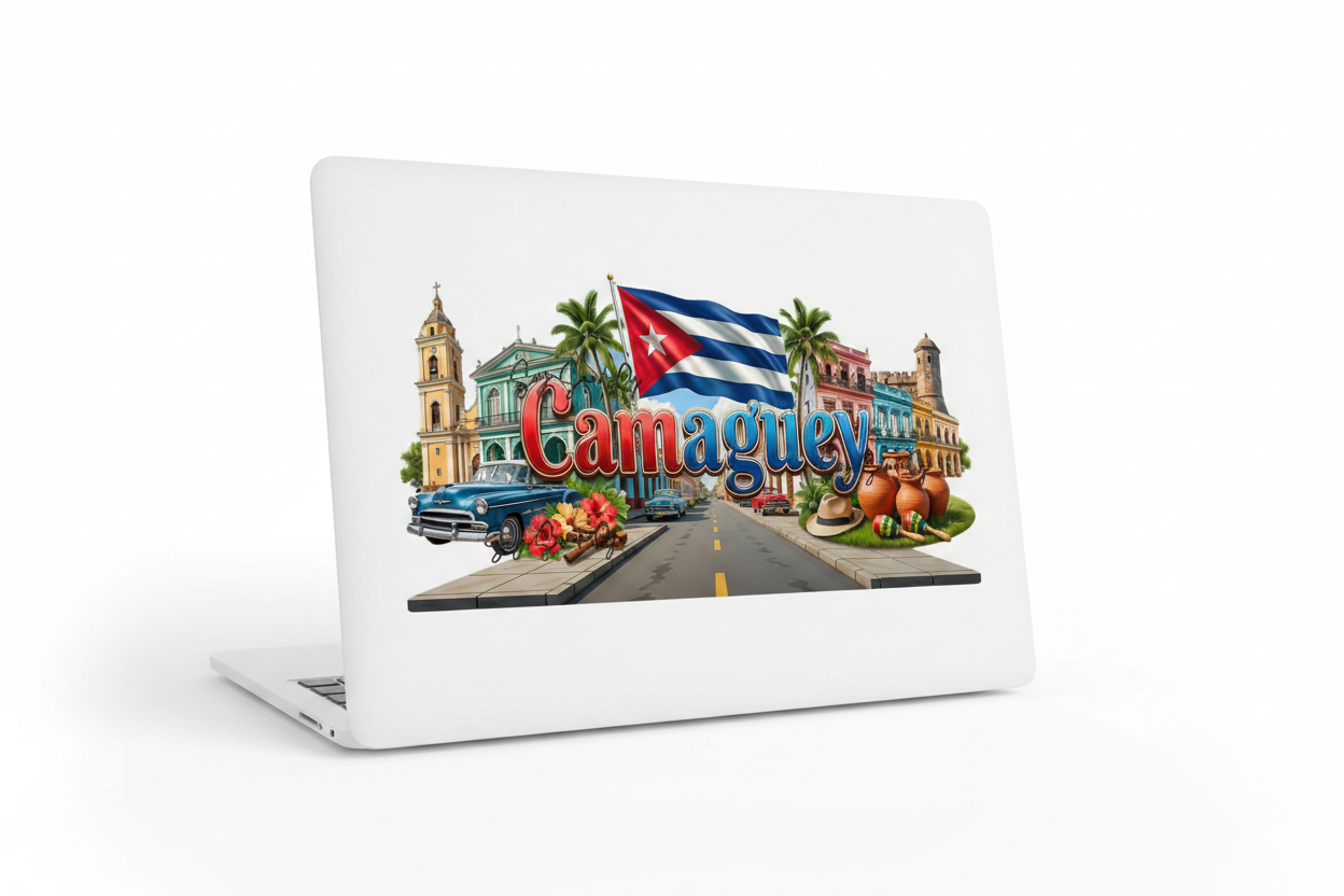 Cuba Camaguey - UVDTF Wrap for cups/hard surfaces sticker