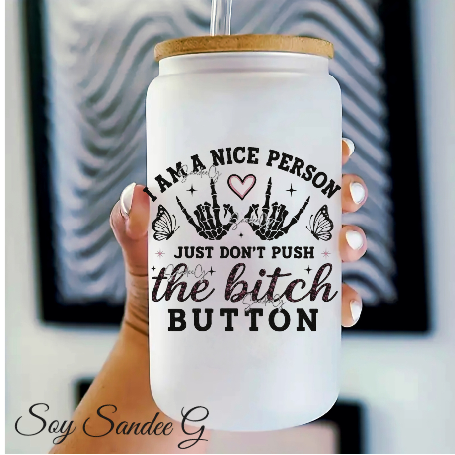 I Am A Nice Person - UVDTF Decal for cups/hard surfaces sticker