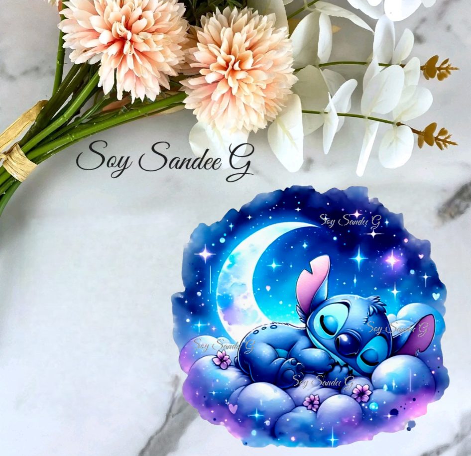 Sleeping Stitch - UVDTF Decal for cups/hard surfaces sticker