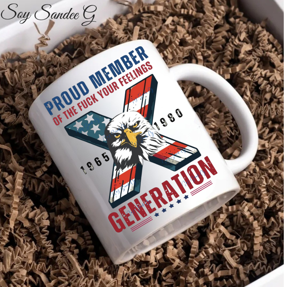 Patriotic GenX - UVDTF Decal for cups/hard surfaces sticker