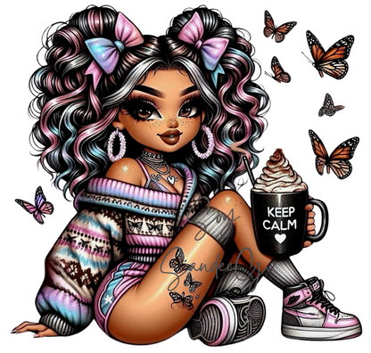 Keep Calm - UVDTF Decal for cups/hard surfaces sticker