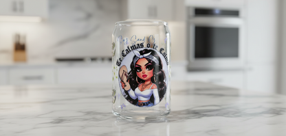 Te Calmas o te Calmo (Calm down or I Will Calm You) - UVDTF Wrap for cups/hard surfaces sticker