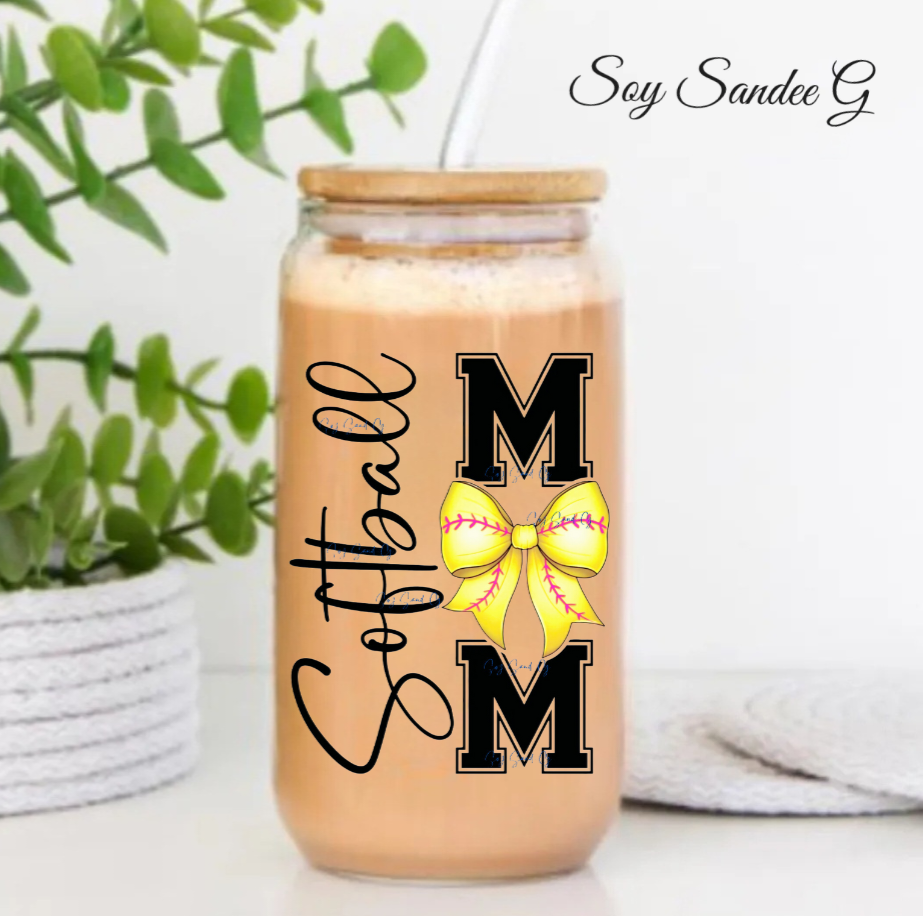 Softball Mom - UVDTF Decal for cups/hard surfaces