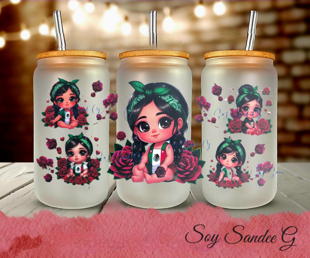 Cute Mexican Toddlers -UVDTF Wrap for cups/hard surfaces sticker