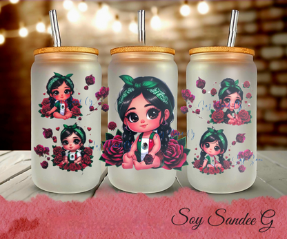 Cute Mexican Toddlers -UVDTF Wrap for cups/hard surfaces sticker