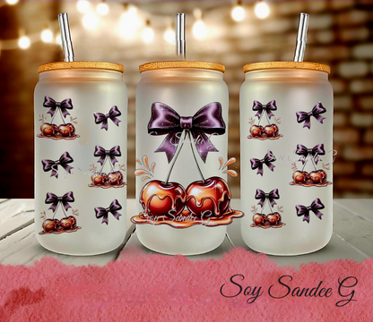 Golden Cherries - UVDTF Wrap for cups/hard surfaces sticker