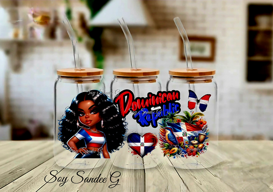 Dominican Republic Cutie - UVDTF Wrap for cups/hard surfaces sticker
