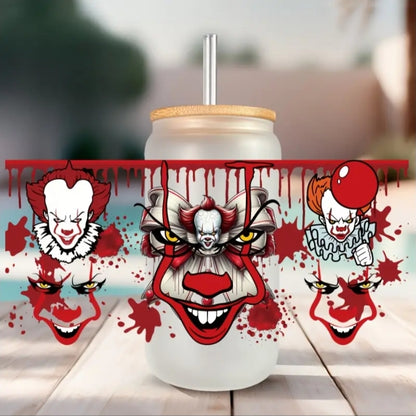 Scary Clown - UVDTF Wrap for cups/hard surfaces sticker