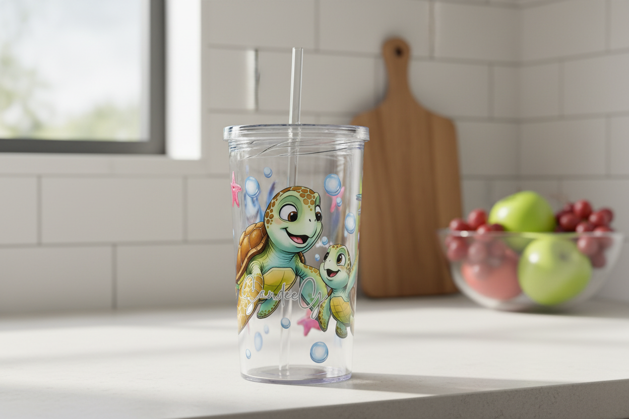 Crush Turtles - UVDTF Wrap for cups/hard surfaces sticker