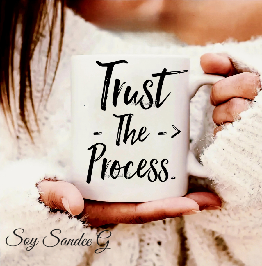 Trust the Process - UVDTF Decal for cups/hard surfaces sticker