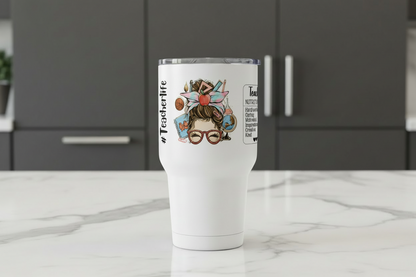 Teacher % - UVDTF Wrap for cups/hard surfaces sticker