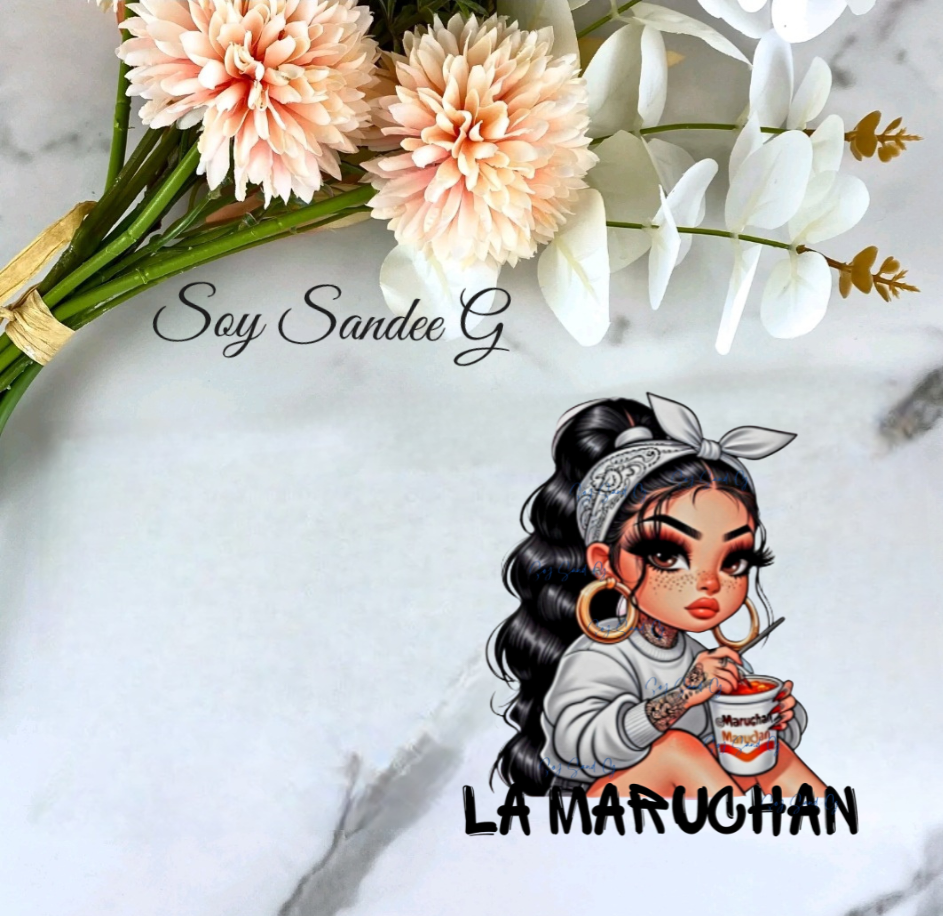 Calcomanía UVDTF de La Maruchan