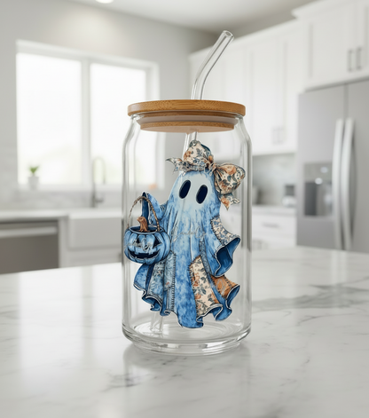 Denim Ghost - UVDTF Decal for cups/hard surfaces sticker
