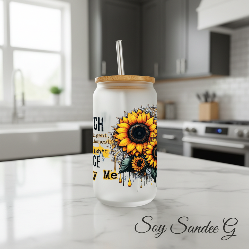 I'm a Bitch (Yellow) - UVDTF Wrap for cups/hard surfaces sticker