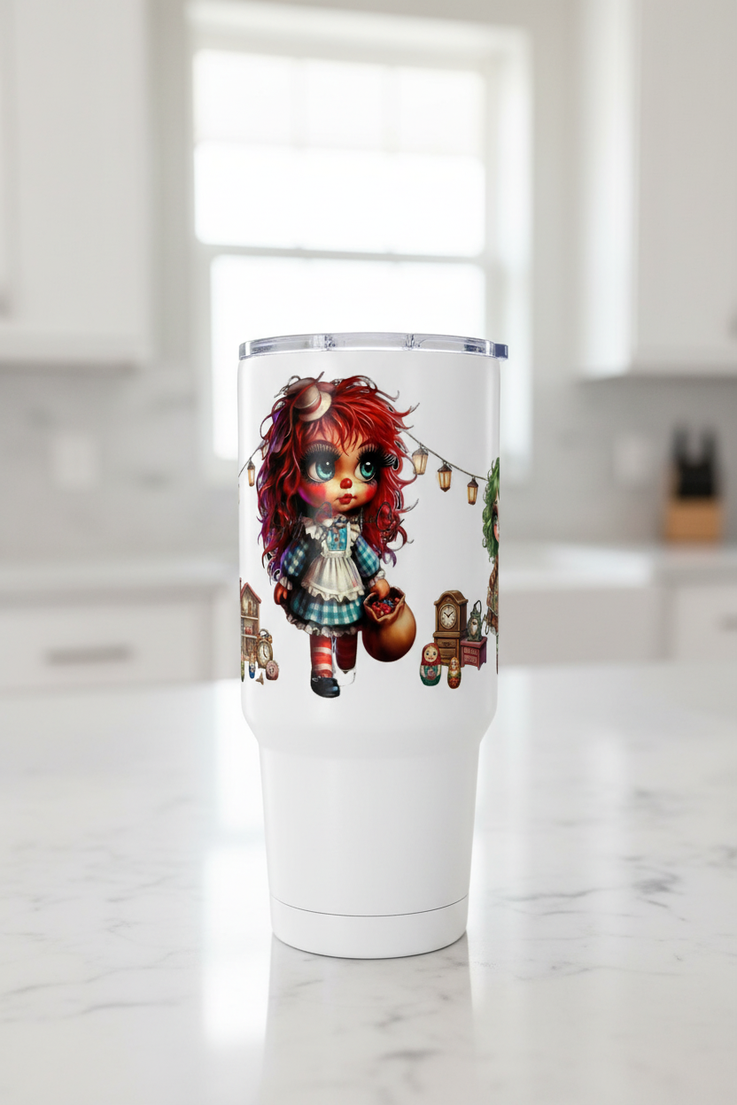 Raggedy Dolls - UVDTF Wrap for cups/hard surfaces sticker